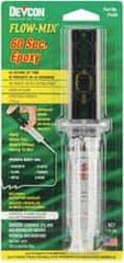 Devcon - 14 mL Syringe Two Part Epoxy - 0.5 to 1 min Working Time - Top Tool & Supply