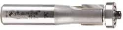 Amana Tool - 1/2" Cut Diam, 1/2" Length of Cut, 2 Flute Overhang Trim Edge Profile Router Bit - Carbide-Tipped, 1/2" Shank Diam, 2-5/8" OAL, Uncoated - Top Tool & Supply