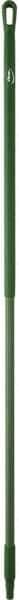 Vikan - 59 x 1-1/4" Fiberglass Squeegee Handle - European Threaded Connection, Green - Top Tool & Supply