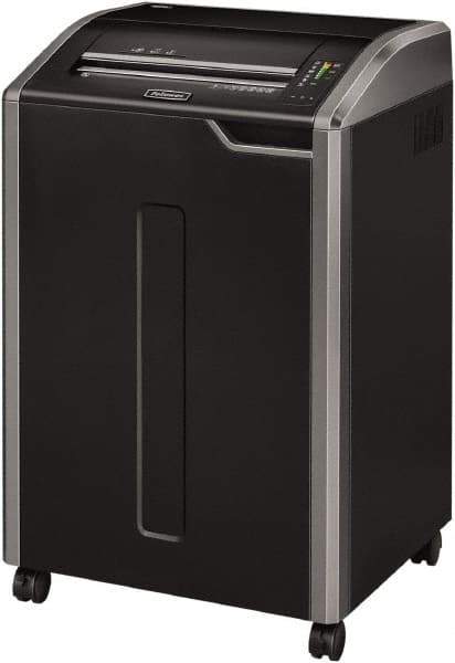 FELLOWES - 7/32" Strip, 38 Sheet Strip Cut Commercial Shredder - 20" Long x 25" Wide x 37-1/4" High, Level 2 Security, 35 Gal Wastebasket - Top Tool & Supply