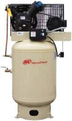 Ingersoll-Rand - 10 hp, 120 Gal Stationary Electric Vertical Air Compressor - Three Phase, 175 Max psi, 35 CFM, 230 Volt - Top Tool & Supply