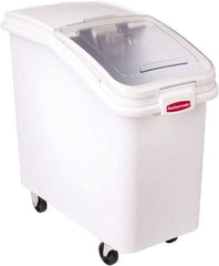 Rubbermaid - Rectangular, White Polypropylene Food Bin - 28" High x 15-1/2" Wide x 29-1/2" Long - Top Tool & Supply