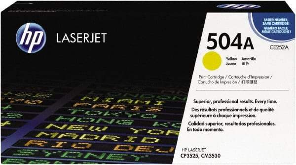 Hewlett-Packard - Yellow Toner Cartridge - Use with HP Color LaserJet CM3530 MFP, CP3525 - Top Tool & Supply