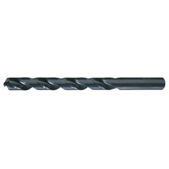 9.00mm RHS / RHC HSS 135 Degree Split Point Heavy Duty Jobber Drill - Steam Oxide - Exact Industrial Supply