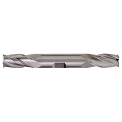 3/16″ × 3/8″ × 1/2″ × 3″ RHS / RHC Solid Carbide 4-Flute Square End General Purpose End Mill - Bright - Exact Industrial Supply