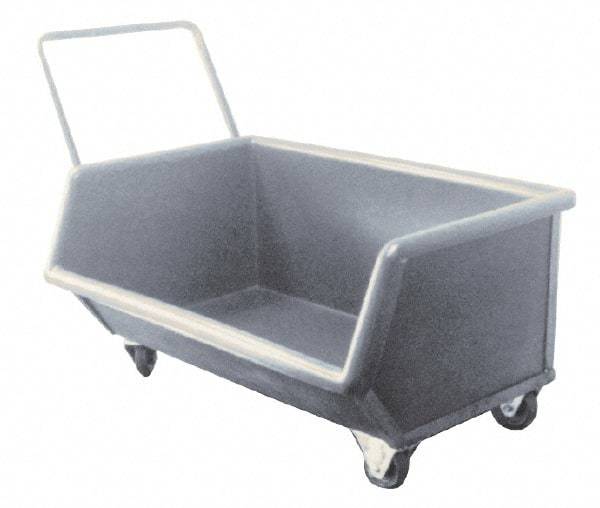 Bayhead Products - 1,000 Lb Load Capacity, 9.3 Cu Ft, Polyethylene Chip Truck - 27" Wide x 46" Long x 23-1/2" High - Top Tool & Supply