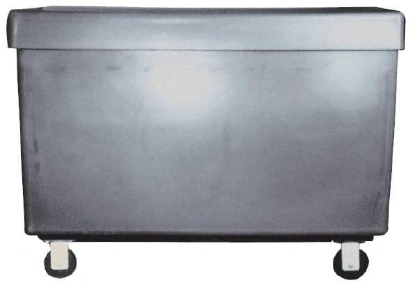 Bayhead Products - 800 Lb Load Capacity, Polyethylene Rolling Covered Container - 21" Wide x 41" Long x 21-1/2" High - Top Tool & Supply