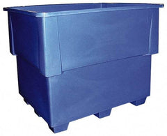 Bayhead Products - 52" Long x 42" Wide x 42" High Polyethylene Pallet Bulk Container Stackable, 4-Way Fork Entry - 1,000 Lb. Load Capacity - Top Tool & Supply