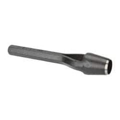 Value Collection - 9/16" Arch Punch - 4-7/8" OAL, Steel - Top Tool & Supply