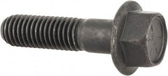 Value Collection - 1/2-13 UNC, 2" Length Under Head, Hex Drive Flange Bolt - 1-1/4" Thread Length, Grade 8 Alloy Steel, Smooth Flange, Phosphate & Oil Finish - Top Tool & Supply