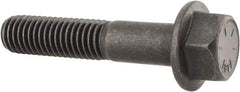 Value Collection - 1/2-13 UNC, 2-1/2" Length Under Head, Hex Drive Flange Bolt - 1-1/4" Thread Length, Grade 8 Alloy Steel, Smooth Flange, Phosphate & Oil Finish - Top Tool & Supply