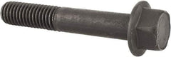 Value Collection - 1/2-13 UNC, 3" Length Under Head, Hex Drive Flange Bolt - 1-1/4" Thread Length, Grade 8 Alloy Steel, Smooth Flange, Phosphate & Oil Finish - Top Tool & Supply