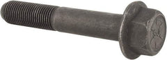 Value Collection - 1/2-20 UNF, 3" Length Under Head, Hex Drive Flange Bolt - 1-1/4" Thread Length, Grade 8 Alloy Steel, Smooth Flange, Phosphate & Oil Finish - Top Tool & Supply