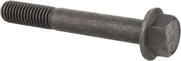 Value Collection - 1/2-13 UNC, 3-1/2" Length Under Head, Hex Drive Flange Bolt - 1-1/4" Thread Length, Grade 8 Alloy Steel, Smooth Flange, Phosphate & Oil Finish - Top Tool & Supply