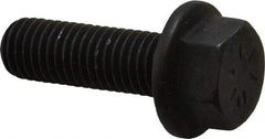 Value Collection - 5/8-11 UNC, 2" Length Under Head, Hex Drive Flange Bolt - 1-1/2" Thread Length, Grade 8 Alloy Steel, Smooth Flange, Phosphate & Oil Finish - Top Tool & Supply