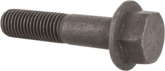 Value Collection - 3/4-10 UNC, 3-1/2" Length Under Head, Hex Drive Flange Bolt - 1-3/4" Thread Length, Grade 8 Alloy Steel, Smooth Flange, Phosphate & Oil Finish - Top Tool & Supply