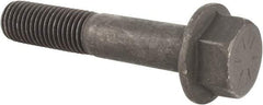 Value Collection - 3/4-10 UNC, 4" Length Under Head, Hex Drive Flange Bolt - 1-3/4" Thread Length, Grade 8 Alloy Steel, Smooth Flange, Phosphate & Oil Finish - Top Tool & Supply