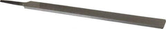 Value Collection - 12" Long, Second Cut, Hand American-Pattern File - Double Cut, 9/32" Overall Thickness, Tang - Top Tool & Supply