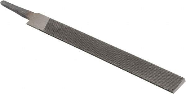 Value Collection - 6" Long, Second Cut, Knife American-Pattern File - Double Cut, 5/32" Overall Thickness, Tang - Top Tool & Supply