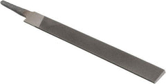 Value Collection - 6" Long, Second Cut, Knife American-Pattern File - Double Cut, 5/32" Overall Thickness, Tang - Top Tool & Supply