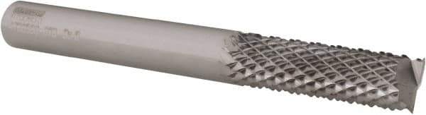 Seco - 8mm Diam, End Mill End, Solid Carbide Diamond Pattern Router Bit - Right Hand Cut, 2-61/64" OAL, Use on Composites - Top Tool & Supply