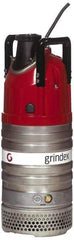 Grindex - 3-1/2 hp, 460 Amp Rating, 460 Volts, Nonautomatic Operation, Dewatering Pump - 3 Phase, Aluminum Housing - Top Tool & Supply