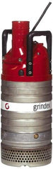 Grindex - 4-2/5 hp, 460 Amp Rating, 460 Volts, Nonautomatic Operation, Dewatering Pump - 3 Phase, Aluminum Housing - Top Tool & Supply