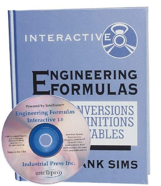 Industrial Press - Engineering Formulas Interactive Publication with CD-ROM, 1st Edition - by Frank Sims, Industrial Press, 1999 - Top Tool & Supply