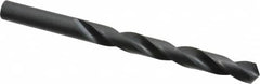 Mechanics Drill Bit: 27/64″ Dia, 118 ™, High Speed Steel, Straight-Cylindrical Shank, Standard Point Oxide Finish, 5-3/8″ OAL, RH Cut, Series T1B