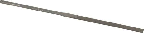 Grobet - 4" Needle Precision Swiss Pattern Equalling File - Round Handle - Top Tool & Supply