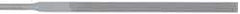 Grobet - 6-1/4" Needle Precision Swiss Pattern Equalling File - Round Handle - Top Tool & Supply