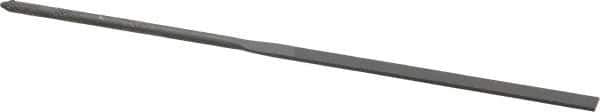 Grobet - 6-1/4" Needle Precision Swiss Pattern Equalling File - Round Handle - Top Tool & Supply