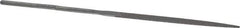 Grobet - 6-1/4" Needle Precision Swiss Pattern Warding File - Round Handle - Top Tool & Supply