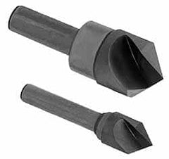 Hertel - 2" Head Diam, 3/4" Shank Diam, 1 Flute 100° High Speed Steel Countersink - Top Tool & Supply