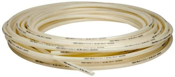 Parker - 3/8" ID x 1/2" OD, 1/16" Wall Thickness, 100' Long, Nylon Tube - Natural, 250 Max psi, -65 to 200°F - Top Tool & Supply