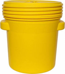 Eagle - 20 Gallon Closure Capacity, Screw On Closure, Yellow Lab Pack - 5 Gallon Container, Polyethylene, 125 Lb. Capacity, UN 1H2/X57/S Listing - Top Tool & Supply