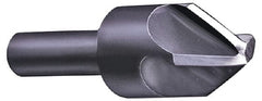 Hertel - 1/2" Head Diam, 3/8" Shank Diam, 4 Flute 60° High Speed Steel Countersink - Top Tool & Supply