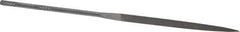 Nicholson - 5-1/2" Needle Precision Swiss Pattern Barrette File - Round Handle - Top Tool & Supply