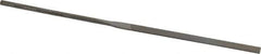 Nicholson - 6-1/4" Needle Precision Swiss Pattern Equalling File - Round Handle - Top Tool & Supply