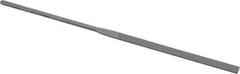 Nicholson - 6-1/4" Needle Precision Swiss Pattern Equalling File - Round Handle - Top Tool & Supply