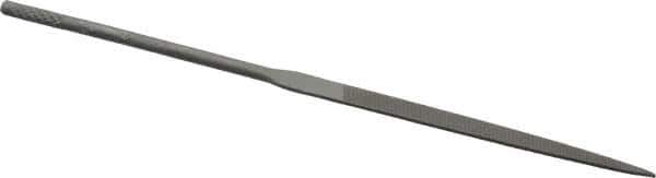 Nicholson - 4" Needle Precision Swiss Pattern Flat File - Round Handle - Top Tool & Supply