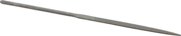 Nicholson - 5-1/2" Needle Precision Swiss Pattern Flat File - Round Handle - Top Tool & Supply