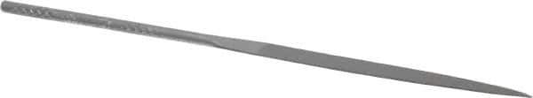 Nicholson - 4" Needle Precision Swiss Pattern Half Round File - Round Handle - Top Tool & Supply