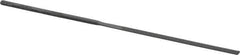 Nicholson - 6-1/4" Needle Precision Swiss Pattern Slitting File - Round Handle - Top Tool & Supply