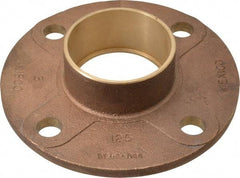 NIBCO - 3" Pipe, 7-1/2" OD, Cast Copper Companion Pipe Flange - 125 psi, C End Connection, 6" Across Bolt Hole Centers - Top Tool & Supply