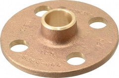 NIBCO - 3/4" Pipe, 3-7/8" OD, Cast Copper Companion Pipe Flange - 125 psi, C End Connection, 2-3/4" Across Bolt Hole Centers - Top Tool & Supply