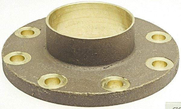 NIBCO - 1-1/4" Pipe, 4-5/8" OD, Cast Copper Companion Pipe Flange - 150 psi, C End Connection, 3-1/2" Across Bolt Hole Centers - Top Tool & Supply