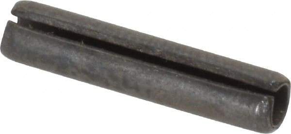 Value Collection - 5/32" Diam x 3/4" Long Slotted Spring Pin - Grade 1070-1090 Alloy Steel, Black Oxide Finish - Top Tool & Supply