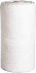 PRO-SAFE - 49 Gal Capacity per Package, Oil Only Roll - 150' Long x 30" Wide, White, Polypropylene - Top Tool & Supply