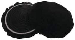 3M - 5-1/4" Diam Lambswool Bonnet Pad - 25/32" Pile, Hook & Loop Attachment - Top Tool & Supply